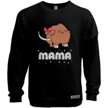 Свитшот без начеса Мама мамонт
