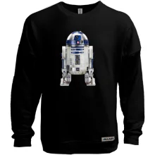 Свитшот без начеса с рисунком робота R2 D2