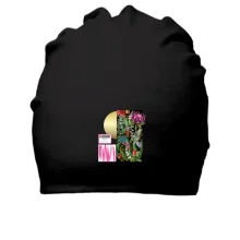 Бавовняна шапка Fashion Basic Flowers