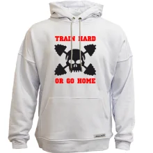 Худи без начеса Train hard