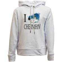 Дитяче худі без начосу Я люблю Чернігів