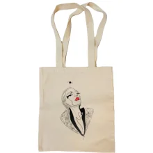 Сумка шопер Girl with red lips