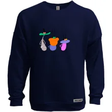 Свитшот без начеса с кукарачами