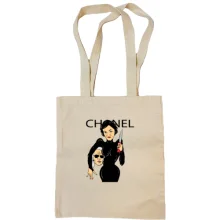 Сумка шоппер Chanel woman with knife
