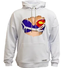 Худи без начеса с бюстгальтером superman