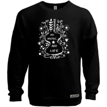 Свитшот без начеса Music Life Гитара