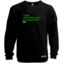 Свитшот без начеса Turn the world into a dancefloor000