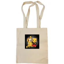 Сумка шоппер Mickey mouse and pikachu