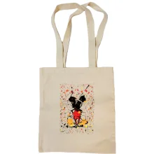 Сумка шоппер Mickey mouse paint art