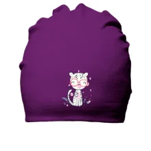 Хлопковая шапка Cute Leopard