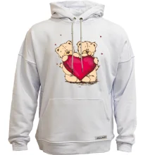 Худи без начеса с мишками Teddy