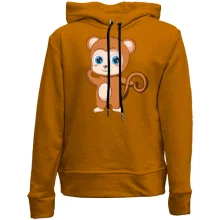 Детское худи без начеса Cute Baby Monkey