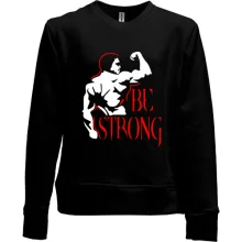 Детский свитшот без начеса Be strong