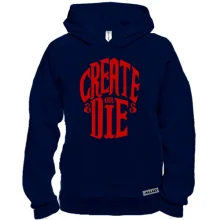 Худи BASE с надписью Create or die