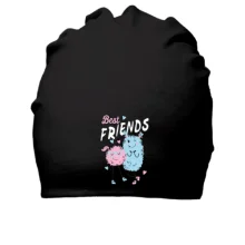 Хлопковая шапка Pink and Blue Best Friends