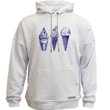 Худи без начеса Ice cream граффити