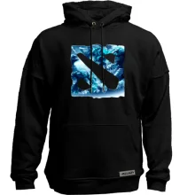 Худи без начеса Dota 2 Blue logo