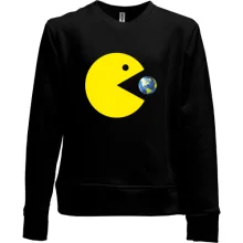 Детский свитшот без начеса Pacman
