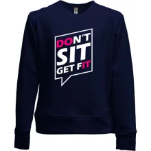 Детский свитшот без начеса Dont sit get fit