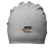 Бавовняна шапка Coffee Just brew it