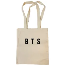 Сумка шопер BTS (напис)