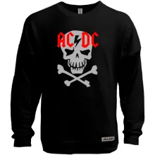 Свитшот без начеса ACDC skull