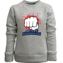 Детский свитшот без начеса Active Kickboxing