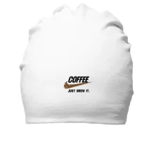 Бавовняна шапка COFFEE. Just brew it.