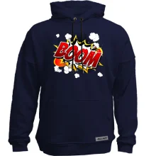 Худи без начеса "BOOM"