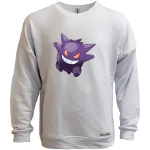 Свитшот без начеса с покемоном Генгар (Gengar)
