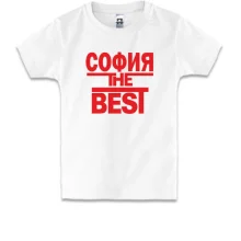 Детская футболка София the BEST