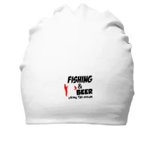 Хлопковая шапка Fishing and beer