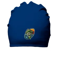 Хлопковая шапка Рыба на крючке арт