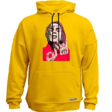 Худи без начеса с жестами 6IX 9NINE