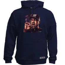 Худи без начеса с курящим Ice Cube
