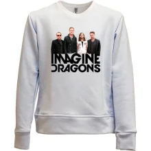 Детский свитшот без начеса Imagine Dragons (группа)