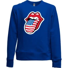 Детский свитшот без начеса Rolling Stones USA