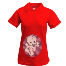 Жіноча футболка-поло Дражнилка