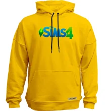 Худи без начеса с логотипом Sims 4