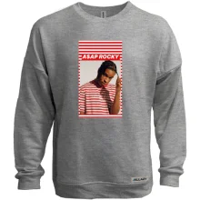 Світшот без начосу з Asap Rocky і смужками