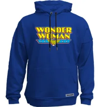 Худі без начосу з написом Wonder Woman