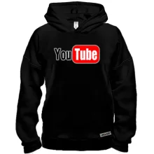 Худи BASE с логотипом You tube (без градиента)