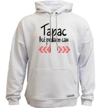 Худі без начосу з написом 
