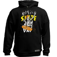 Худи без начеса Skite day Скелет