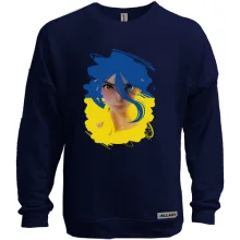 Свитшот без начеса Украинская девушка (ART)