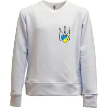 Дитячий світшот без начосу "Воля" зі стилізованим тризубом