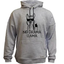 Худи без начеса no drama llama.