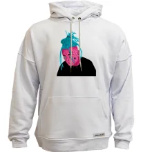Худи без начеса Morgenstern fan artaMorgenstern with blue dreadlocks art