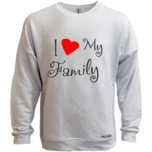 Свитшот без начеса I Love My Family