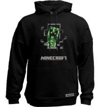 Худи без начеса Minecraft hole